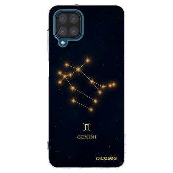 Picasee Samsung Galaxy A12 A125F Hülle - Transparentes Silikon - GEMINI