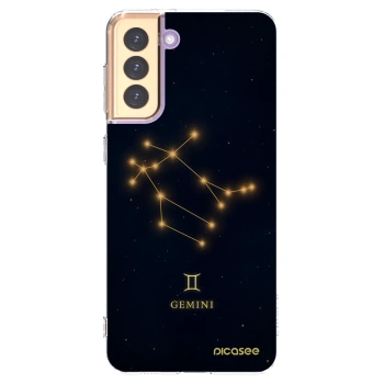 Picasee Samsung Galaxy S21+ 5G G996F Hülle - Transparentes Silikon - GEMINI