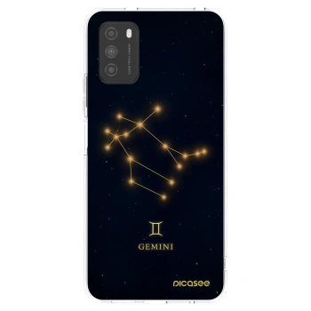 Picasee Xiaomi Poco M3 Hülle - Transparentes Silikon - GEMINI