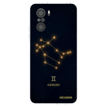 Picasee Xiaomi Poco F3 Hülle - Transparentes Silikon - GEMINI