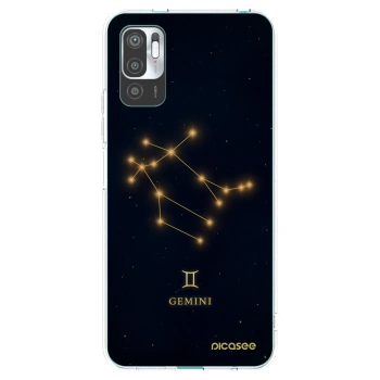 Picasee Xiaomi Redmi Note 10 5G Hülle - Transparentes Silikon - GEMINI