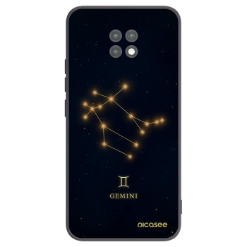 Picasee Xiaomi Redmi Note 9T Hülle - Schwarzes Silikon - GEMINI