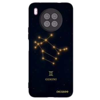 Picasee Huawei Nova 8i Hülle - Schwarzes Silikon - GEMINI