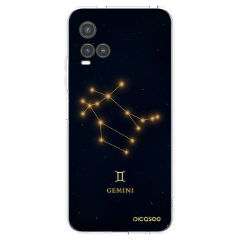 Picasee Vivo Y33s Hülle - Transparentes Silikon - GEMINI
