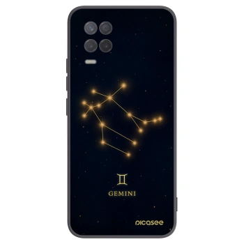 Picasee Realme 8 5G Hülle - Schwarzes Silikon - GEMINI