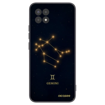 Picasee Realme 8i Hülle - Schwarzes Silikon - GEMINI