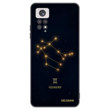 Picasee Xiaomi Redmi Note 11 Hülle - Schwarzes Silikon - GEMINI