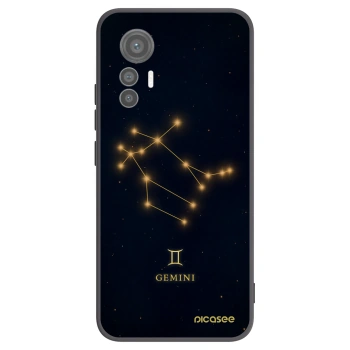 Picasee Xiaomi 12 Lite Hülle - Schwarzes Silikon - GEMINI