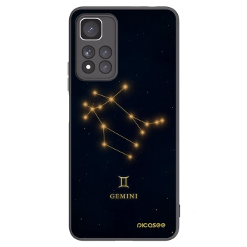 Picasee Xiaomi Redmi Note 11 Pro+ 5G Hülle - Schwarzes Silikon - GEMINI