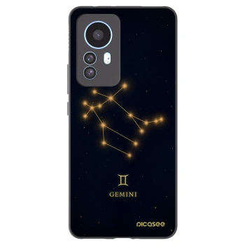 Picasee Xiaomi 12T Pro Hülle - Schwarzes Silikon - GEMINI