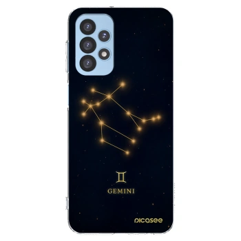 Picasee Samsung Galaxy A23 A235F 4G Hülle - Transparentes Silikon - GEMINI