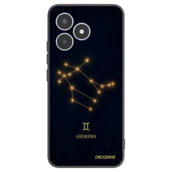 Picasee Realme C53 Hülle - Schwarzes Silikon - GEMINI