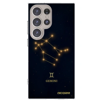 Picasee Samsung Galaxy S24 Ultra S928B 5G Hülle - Transparentes Silikon - GEMINI