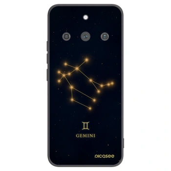Picasee Realme 11 Pro+ Hülle - Schwarzes Silikon - GEMINI