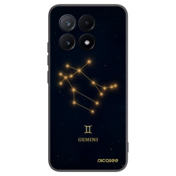Picasee Xiaomi Poco X6 Pro Hülle - Schwarzes Silikon - GEMINI