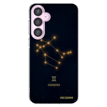 Picasee Samsung Galaxy A55 5G A556B Hülle - Transparentes Silikon - GEMINI