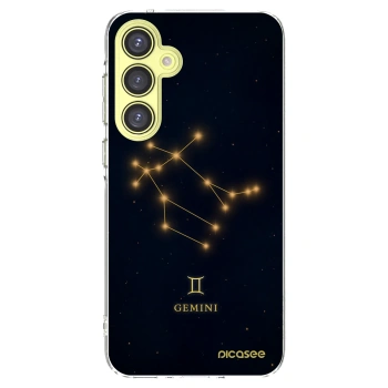 Picasee Samsung Galaxy A35 5G A356B Hülle - Transparentes Silikon - GEMINI