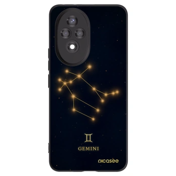 Picasee Honor 200 Pro 5G Hülle - Schwarzes Silikon - GEMINI