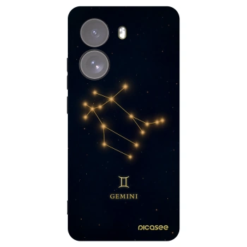 Picasee Xiaomi Poco X7 Hülle - Schwarzes Silikon - GEMINI