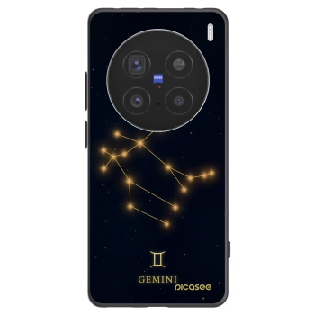 Picasee Vivo X200 Pro Hülle - Schwarzes Silikon - GEMINI