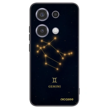 Picasee Xiaomi Redmi Note 14S Hülle - Schwarzes Silikon - GEMINI