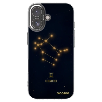 Picasee Apple iPhone 17 Hülle - Transparentes Silikon - GEMINI