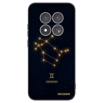 Picasee Xiaomi Redmi Note 15 Pro 4G Hülle - Schwarzes Silikon - GEMINI