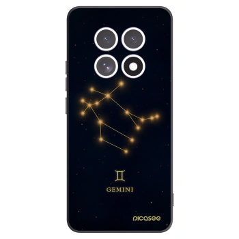 Picasee Xiaomi Redmi Note 15 Hülle - Schwarzes Silikon - GEMINI