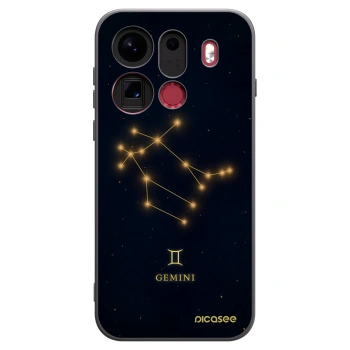Picasee OPPO Find X9 Pro Hülle - Schwarzes Silikon - GEMINI