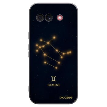 Picasee Google Pixel 10a Hülle - Schwarzes Silikon - GEMINI