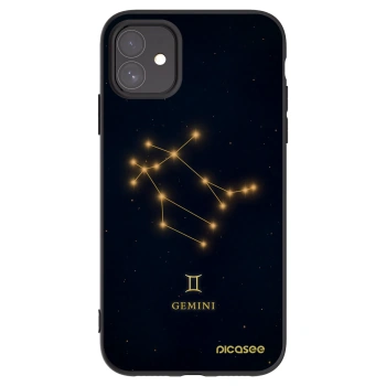 Picasee Apple iPhone 11 Hülle - Schwarzes Silikon - GEMINI