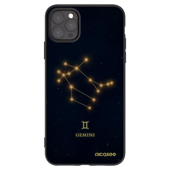 Picasee Apple iPhone 11 Pro Max Hülle - Schwarzes Silikon - GEMINI