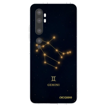 Picasee Xiaomi Mi Note 10 (Pro) Hülle - Transparentes Silikon - GEMINI