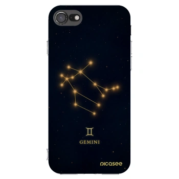 Picasee Apple iPhone SE 2020 Hülle - Transparentes Silikon - GEMINI