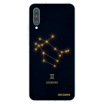Picasee Samsung Galaxy A30s A307F Hülle - Transparentes Silikon - GEMINI