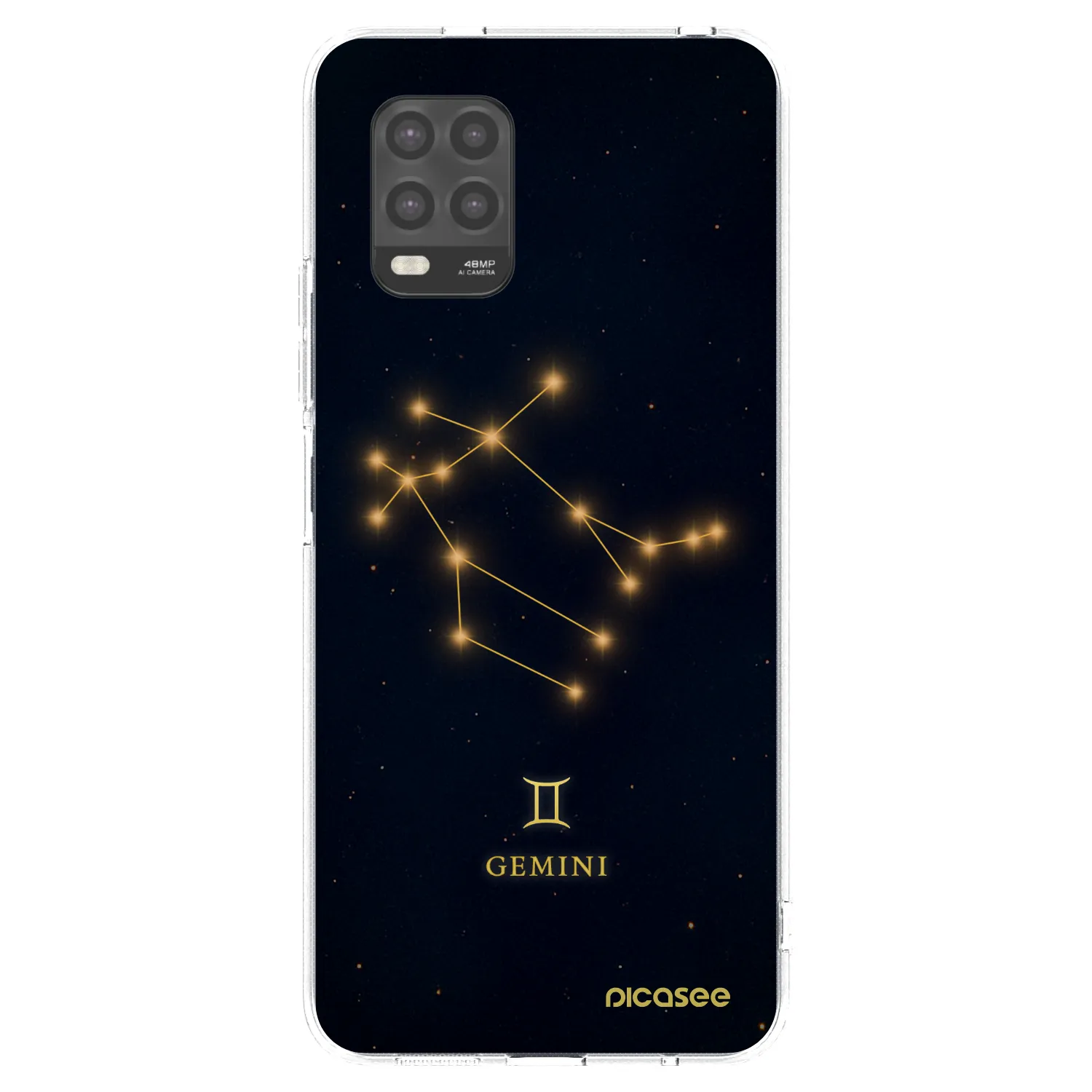 Picasee Xiaomi Mi 10 Lite Hülle - Transparentes Silikon - GEMINI