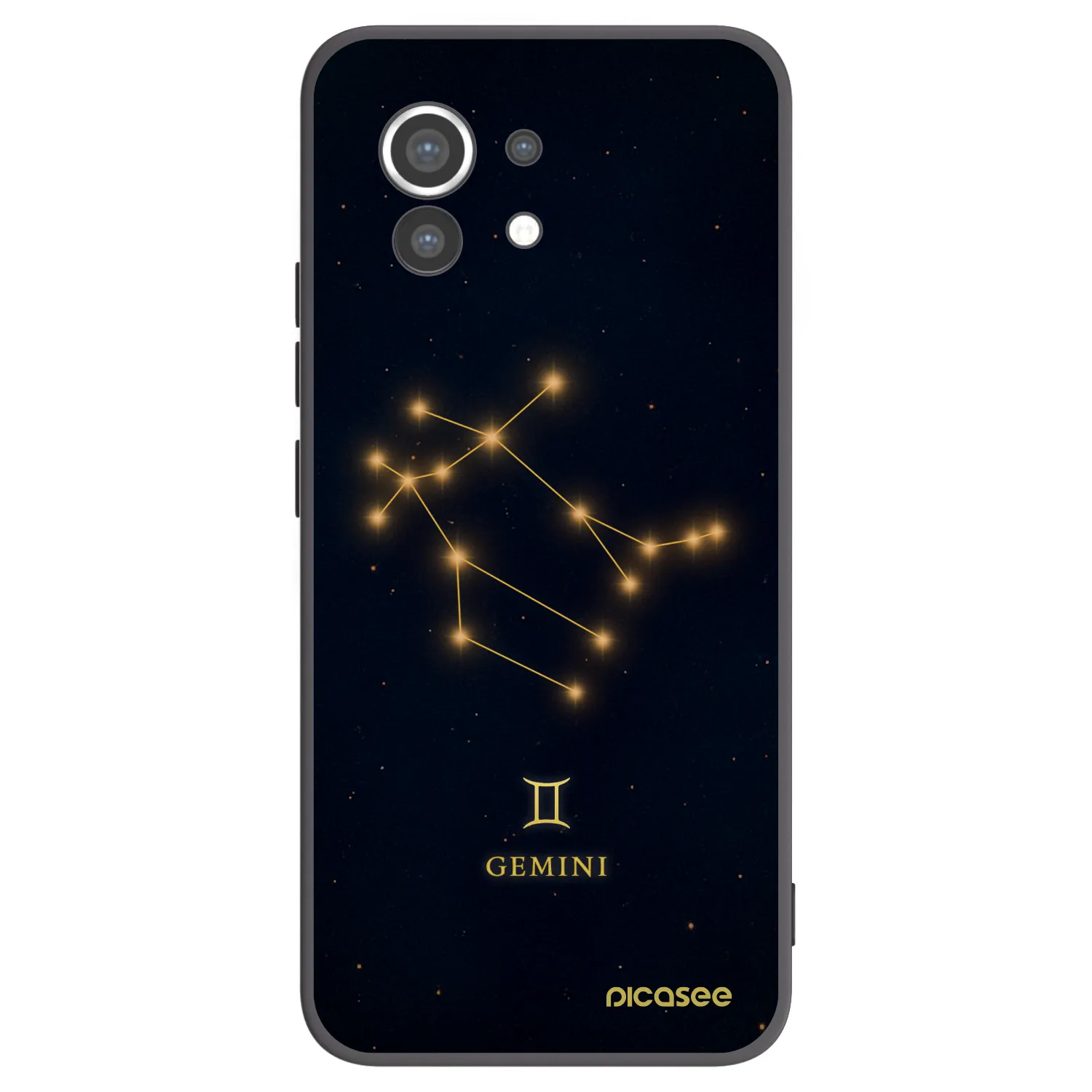 Picasee Xiaomi Mi 11 Hülle - Schwarzes Silikon - GEMINI