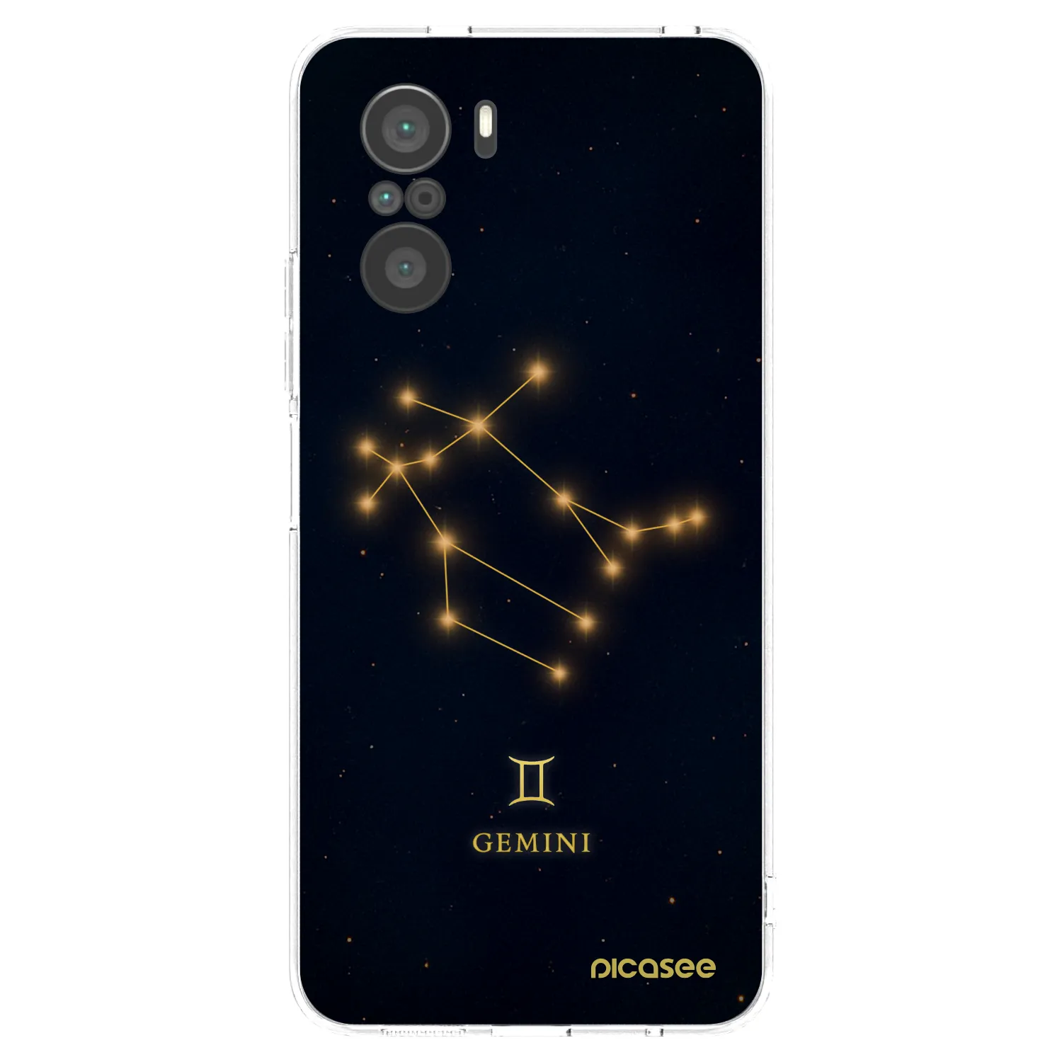 Picasee Xiaomi Poco F3 Hülle - Transparentes Silikon - GEMINI