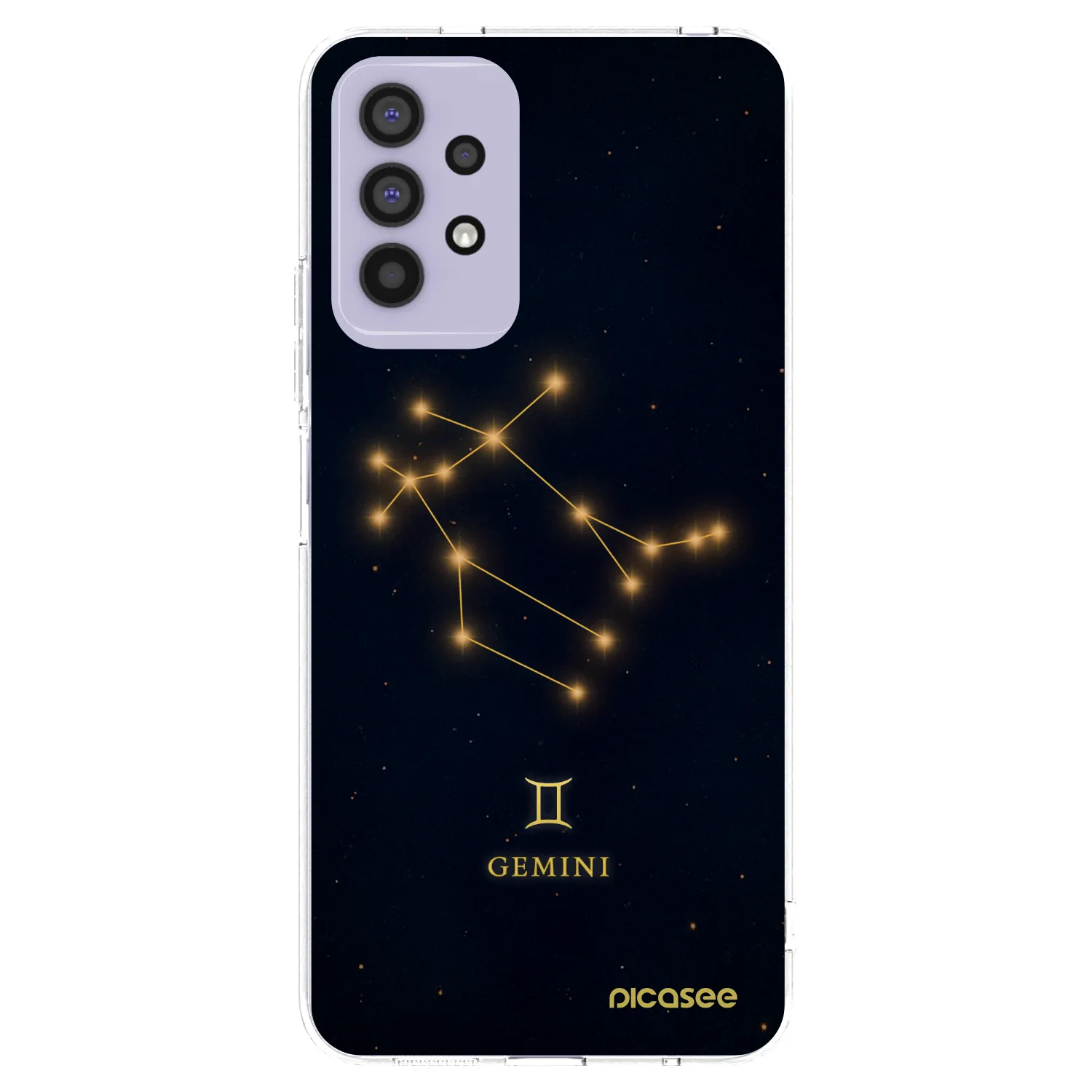 Picasee Samsung Galaxy A32 4G SM-A325F Hülle - Transparentes Silikon - GEMINI