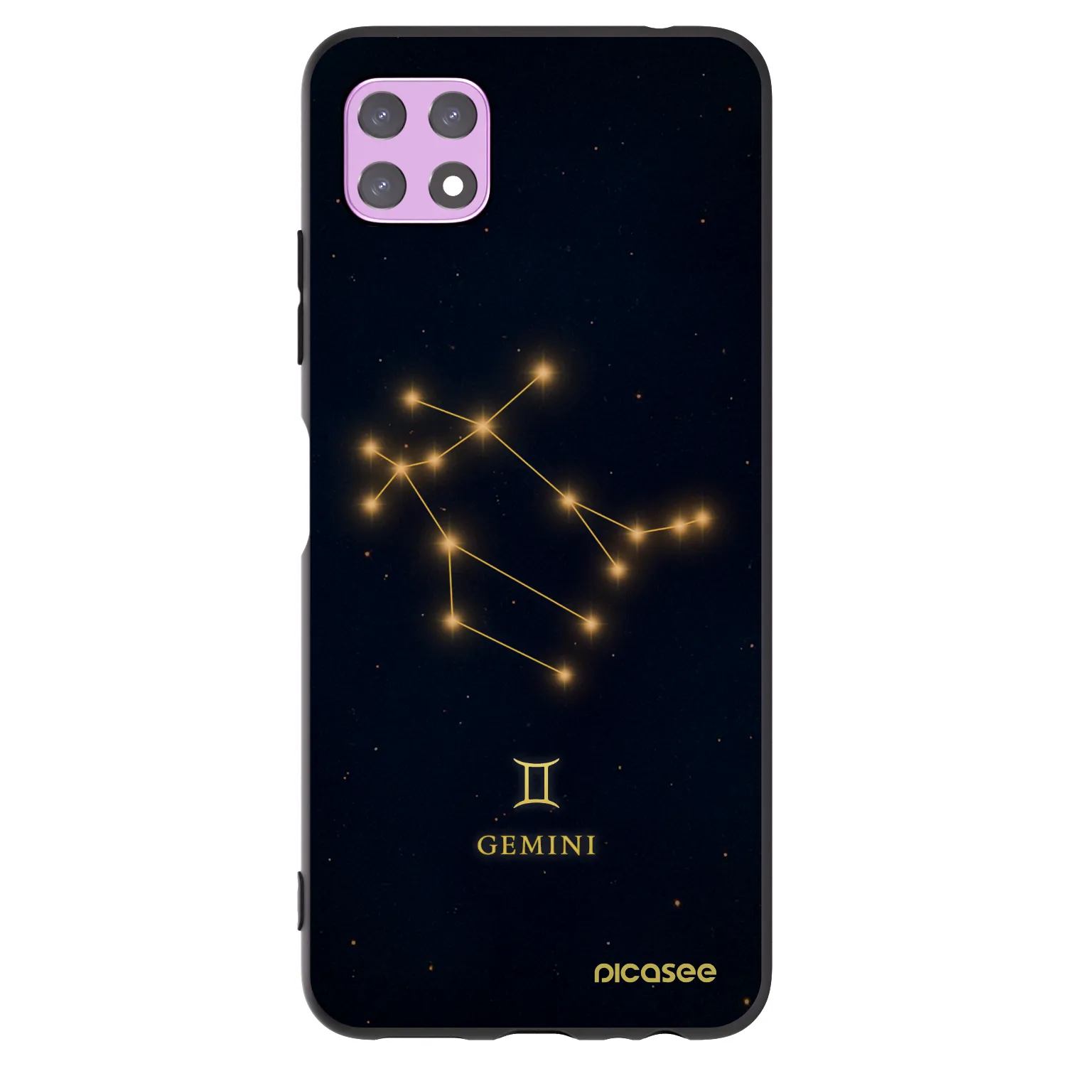 Picasee Samsung Galaxy A22 A226B 5G Hülle - Schwarzes Silikon - GEMINI
