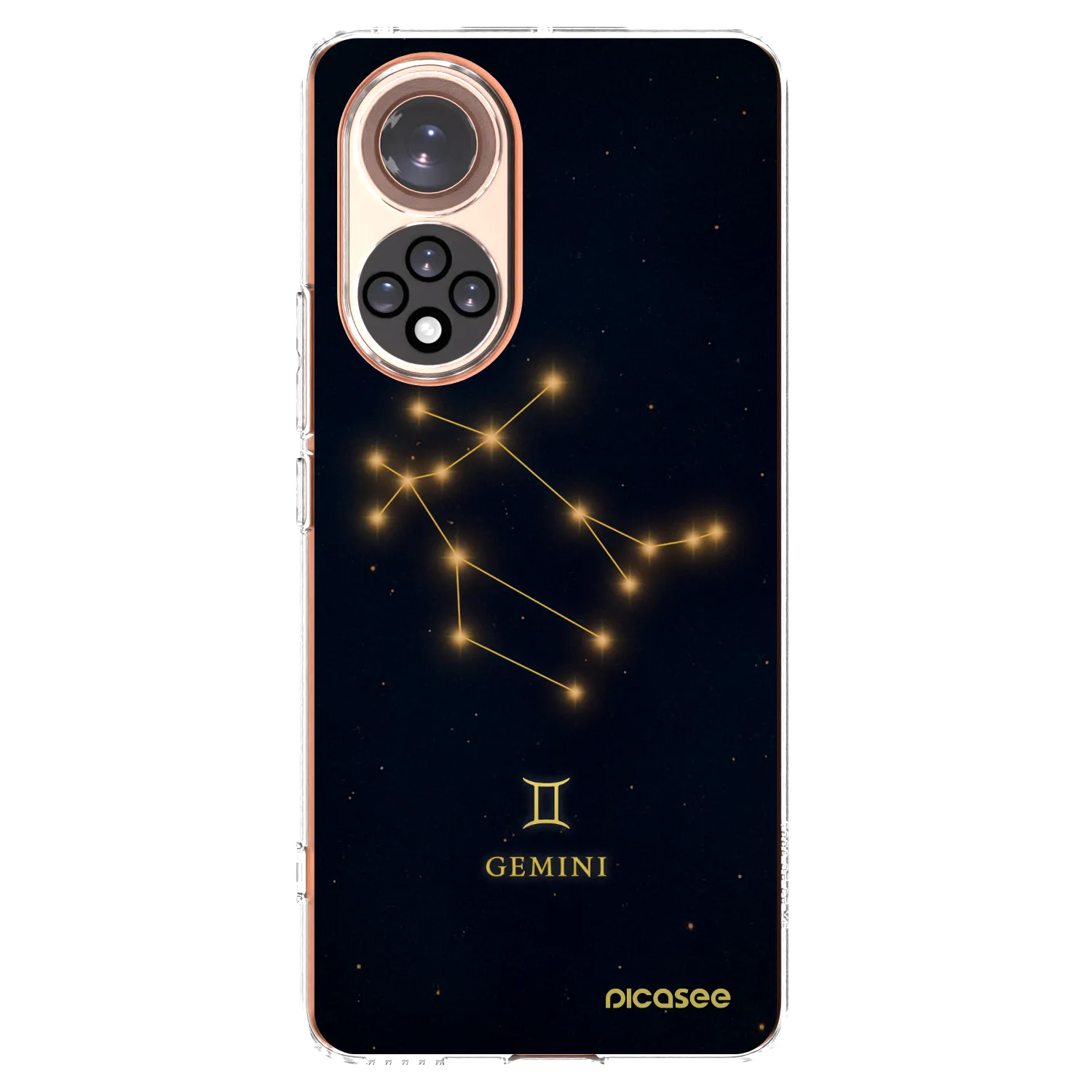 Picasee Honor 50 5G Hülle - Transparentes Silikon - GEMINI