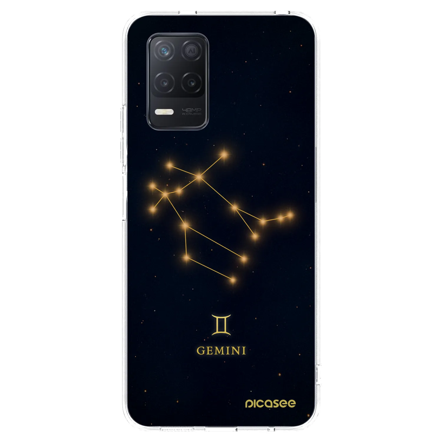 Picasee Realme 8 5G Hülle - Transparentes Silikon - GEMINI