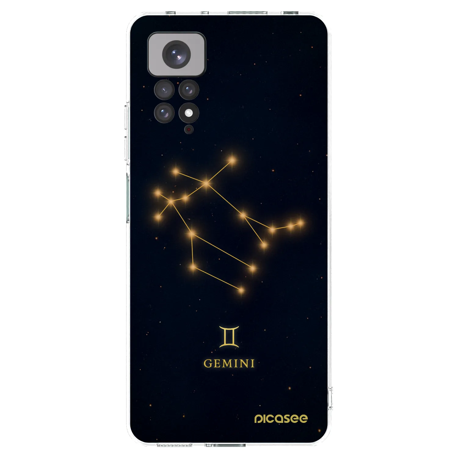 Picasee Xiaomi Redmi Note 11S 4G Hülle - Transparentes Silikon - GEMINI