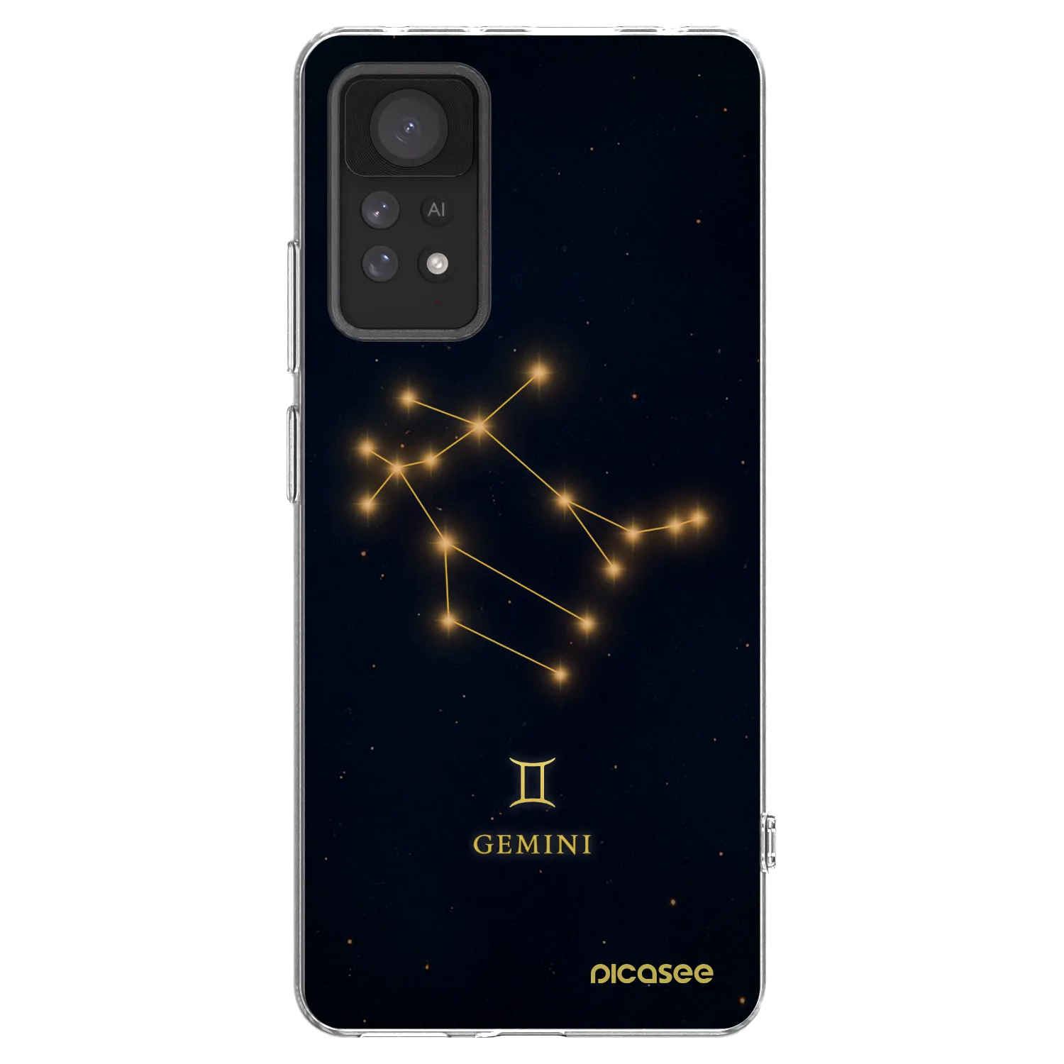 Picasee Xiaomi Redmi Note 11 Pro 5G Hülle - Transparentes Silikon - GEMINI