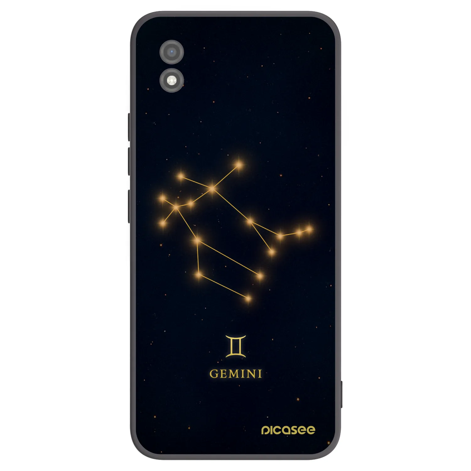 Picasee Realme C11 (2021) Hülle - Schwarzes Silikon - GEMINI