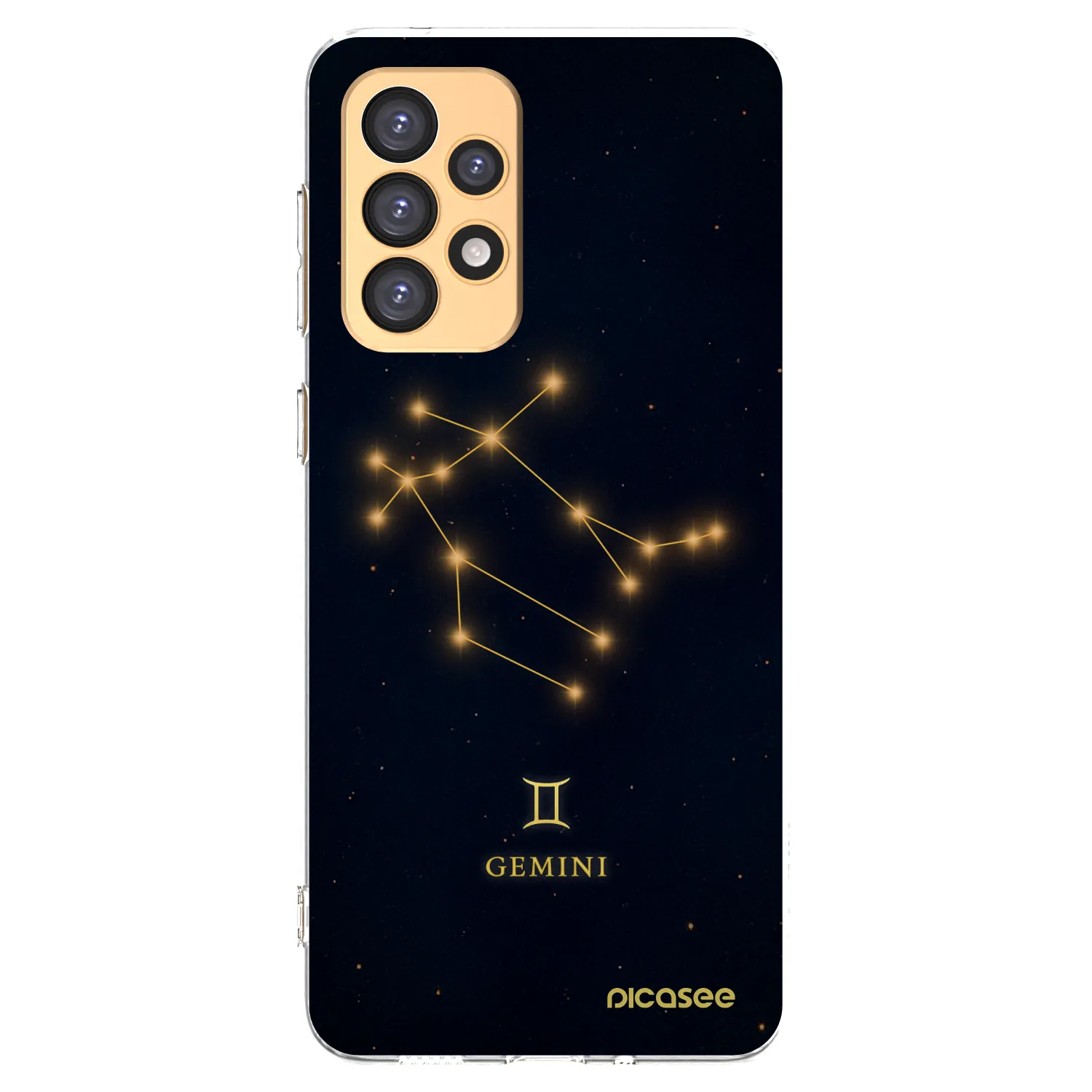 Picasee Samsung Galaxy A33 5G A336 Hülle - Transparentes Silikon - GEMINI