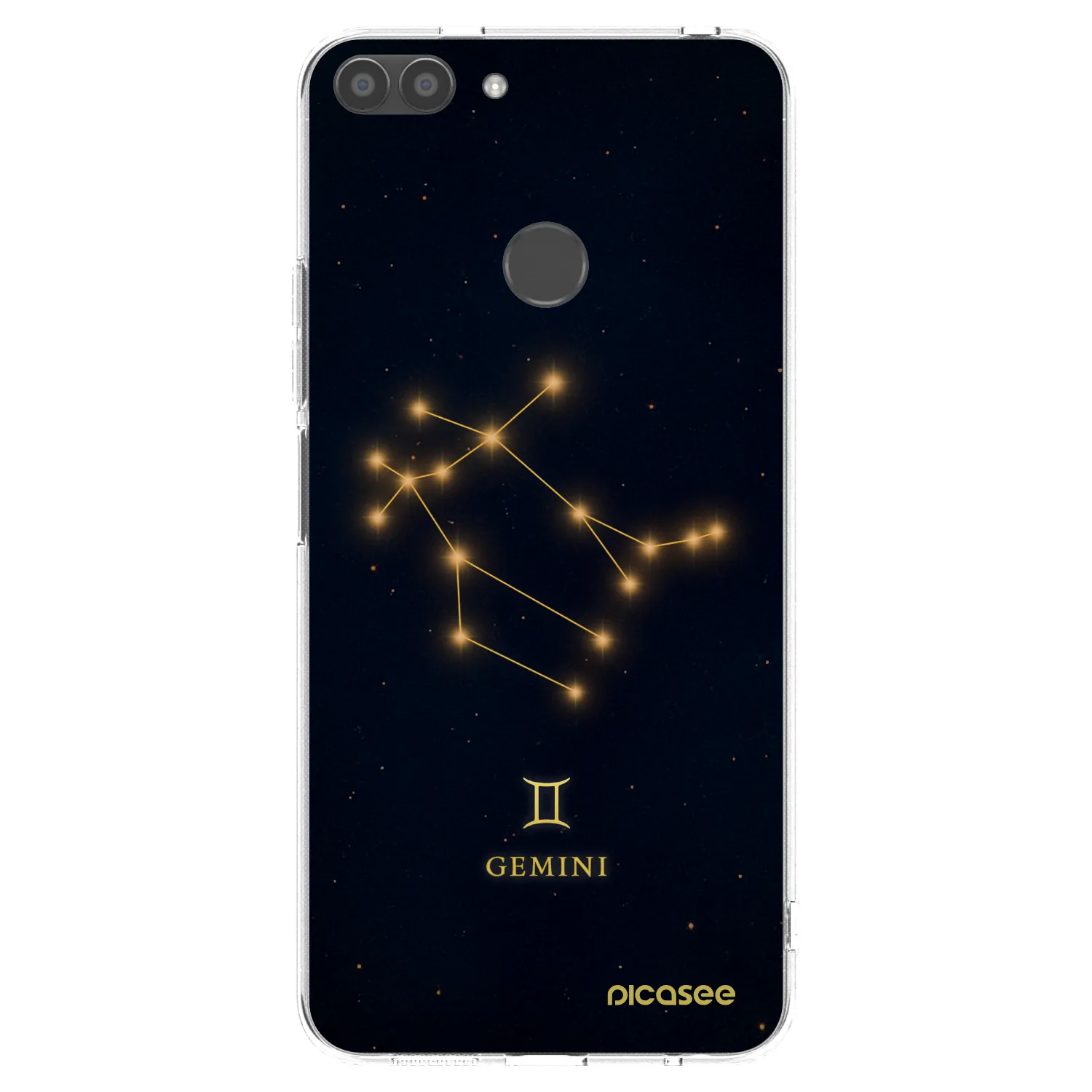 Picasee Huawei P Smart Hülle - Transparentes Silikon - GEMINI