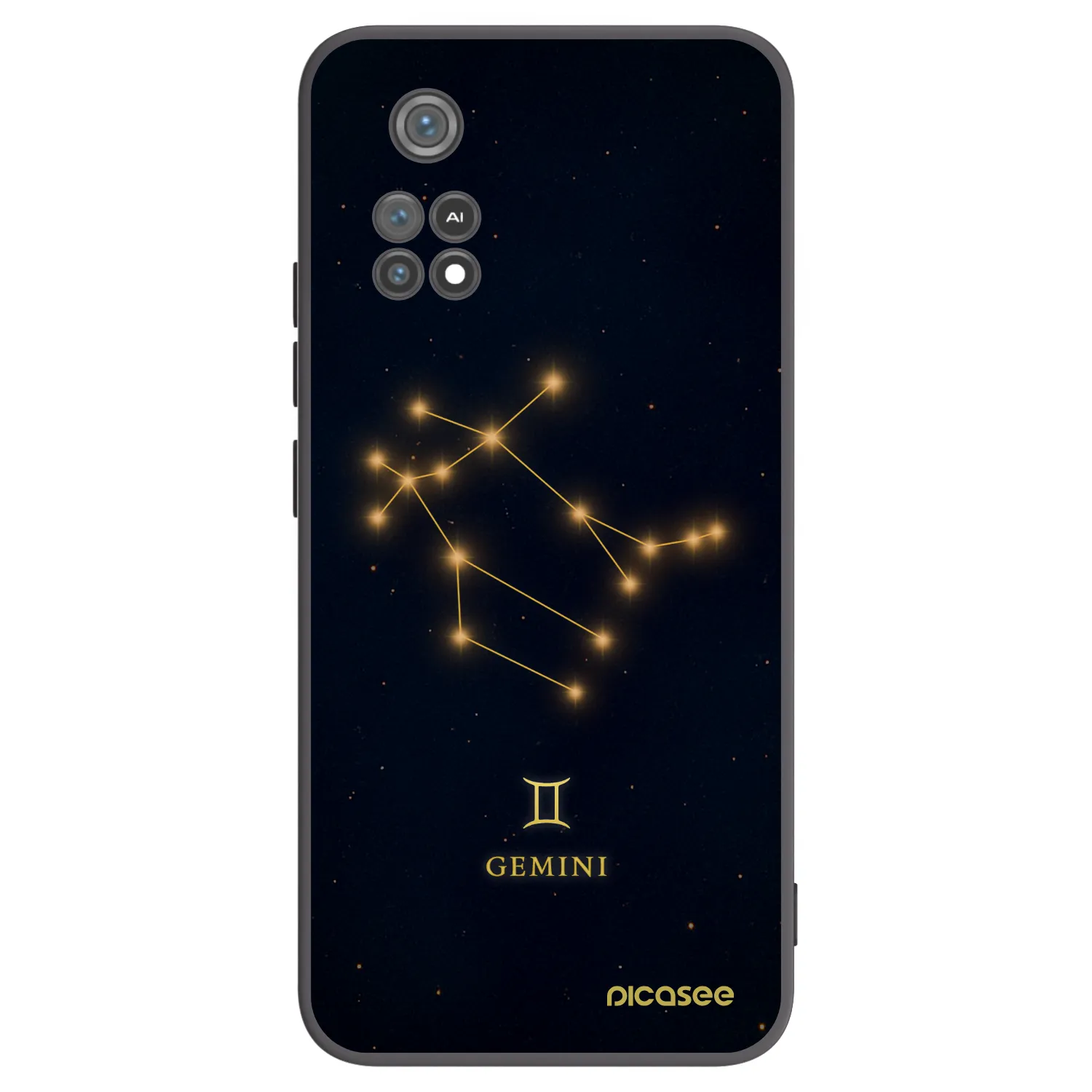 Picasee Xiaomi Poco M4 Pro Hülle - Schwarzes Silikon - GEMINI