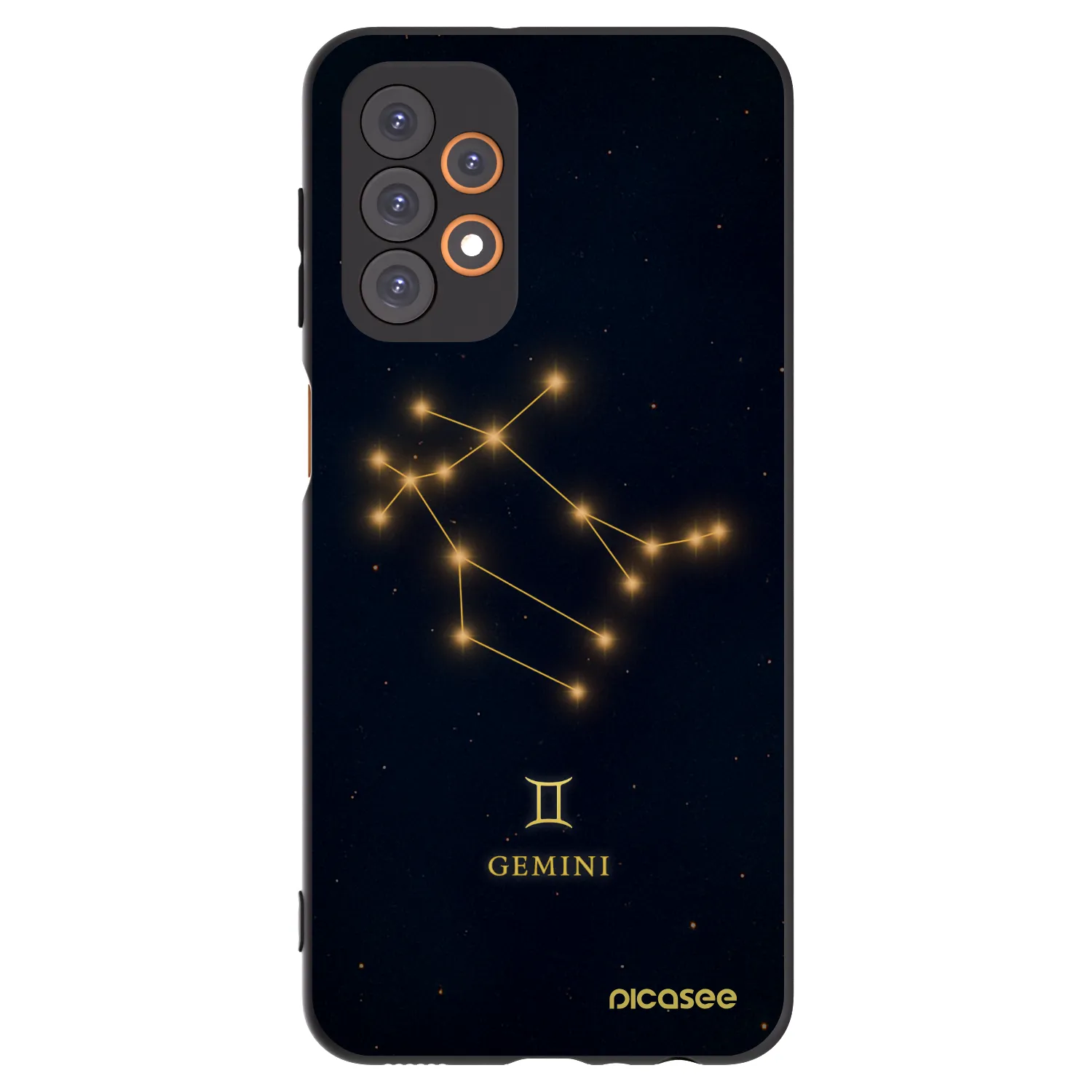 Picasee Samsung Galaxy A23 A236B 5G Hülle - Schwarzes Silikon - GEMINI