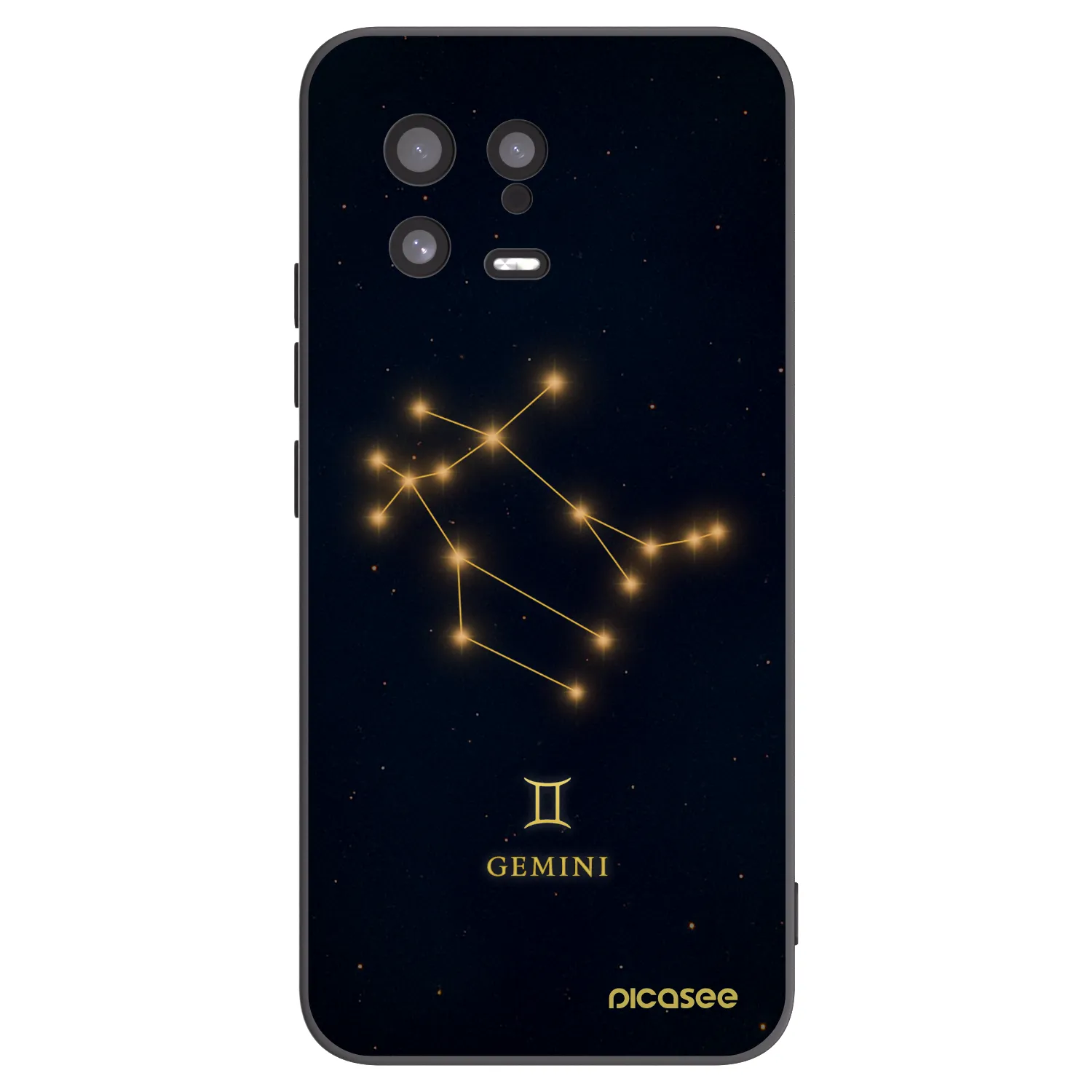Picasee Xiaomi 13 Hülle - Schwarzes Silikon - GEMINI